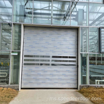 Pintu berkelajuan tinggi aluminium cepat pintu automatik